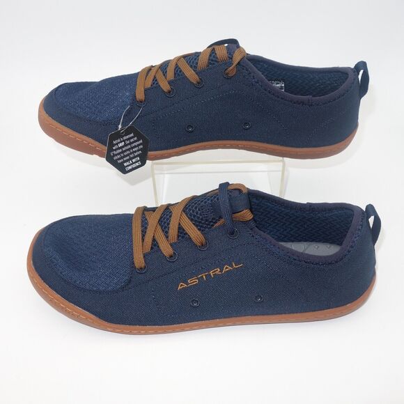 Astral Other - NEW Astral Loyak Men's 10 Shoes Navy Blue & Brown Water Barefoot Minimalist